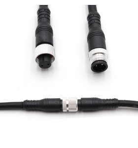 Female to male barrel 2PIN waterproof connector dc cable 5 meters